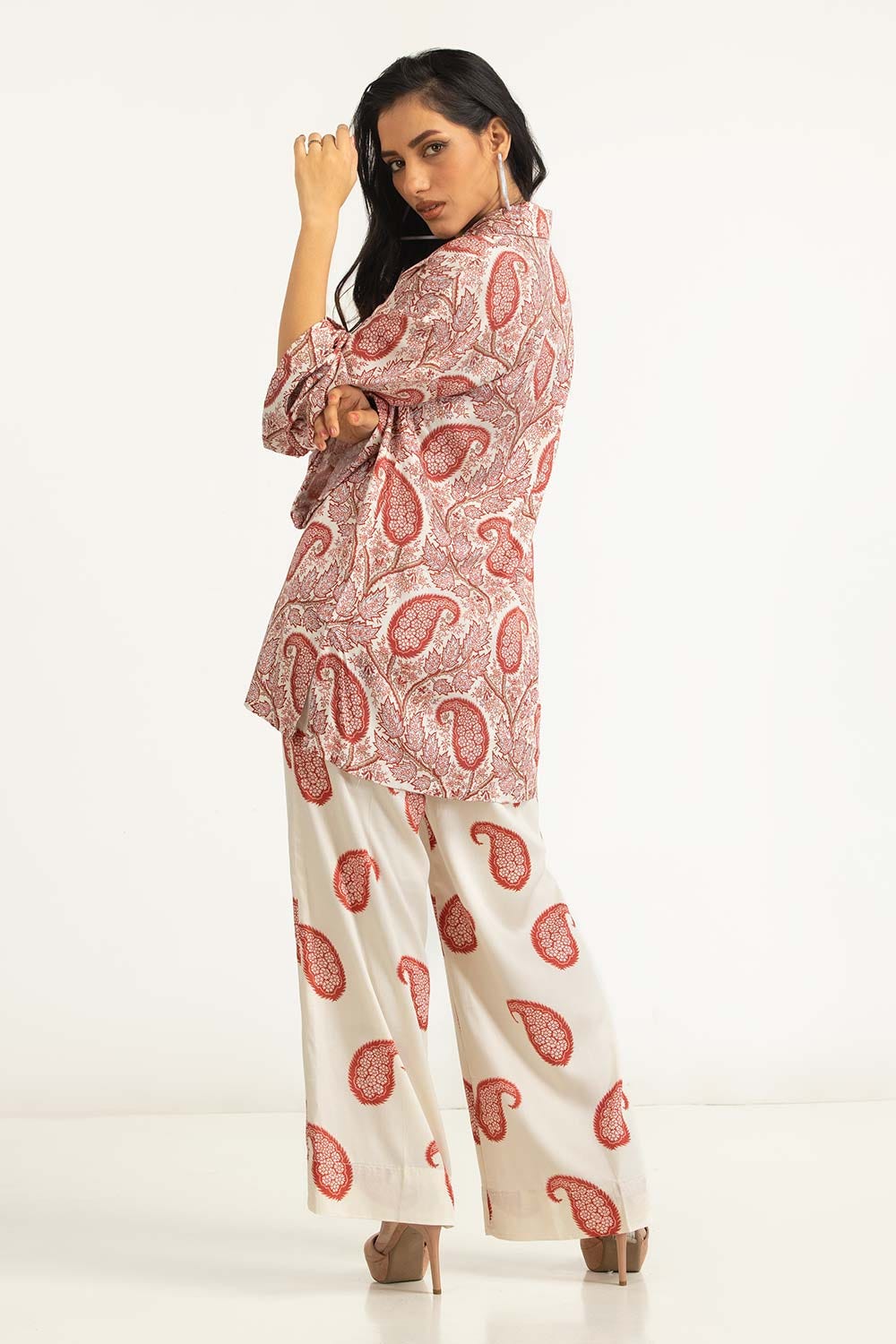 Printed Melody Chambray Printed Shirt WGK-CMS-DP-2642