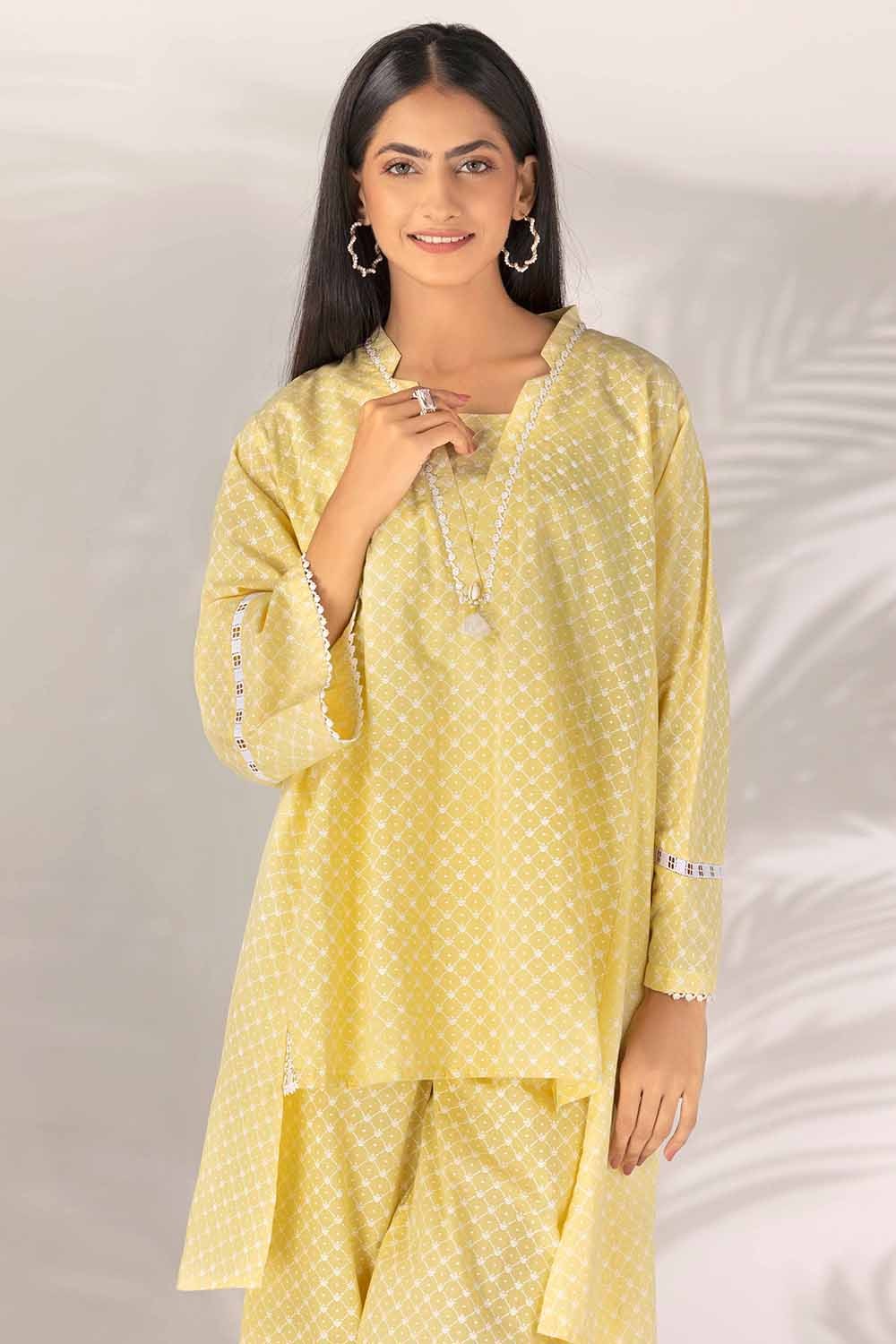 Matching Separates Block Print Shirt and Trouser