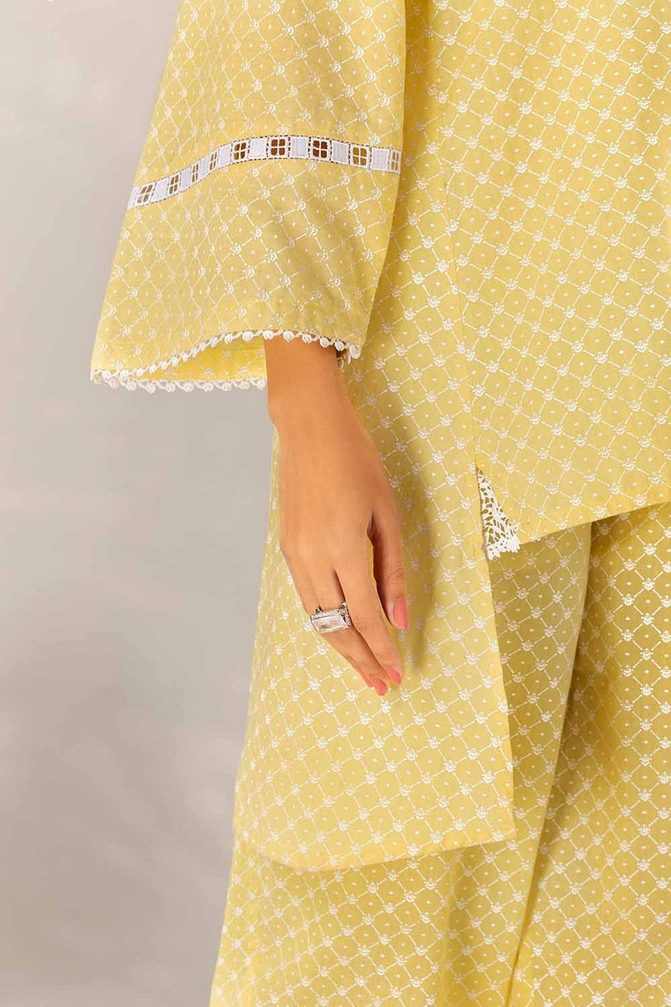 Matching Separates Block Print Shirt and Trouser