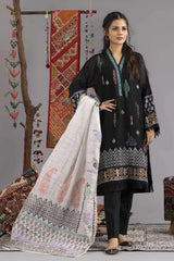 Tehwaar Block Printed Shirt And Dyed Trouser With Block Printed Dupatta