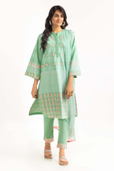 Rozana Lawn Block Printed Shirt And Trouser With Chiffon Dupatta WGK-CMS-SP-2170