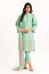 Rozana Lawn Block Printed Shirt And Trouser With Chiffon Dupatta WGK-CMS-SP-2170