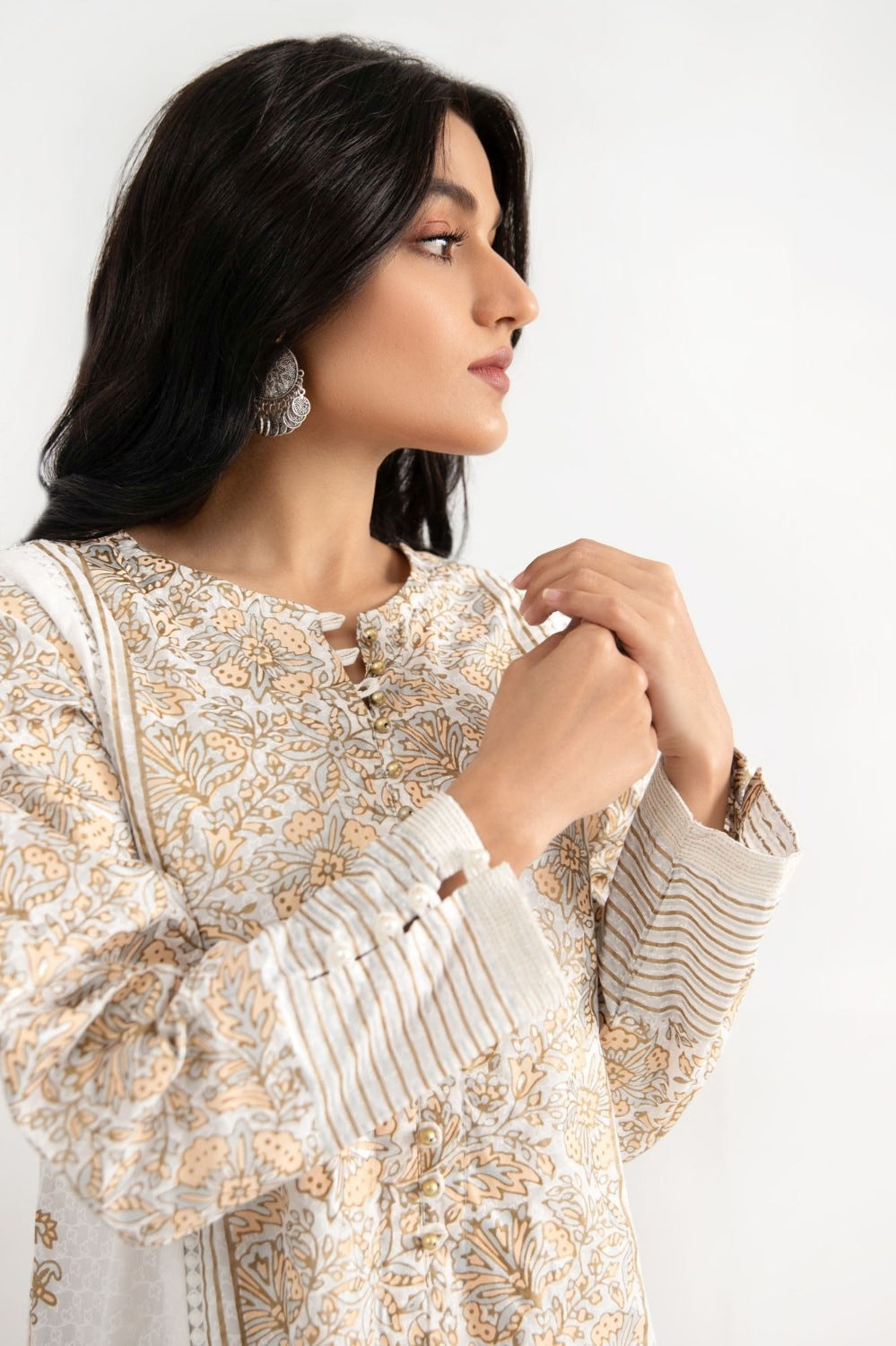 Shiny Hues Block Printed Shirt