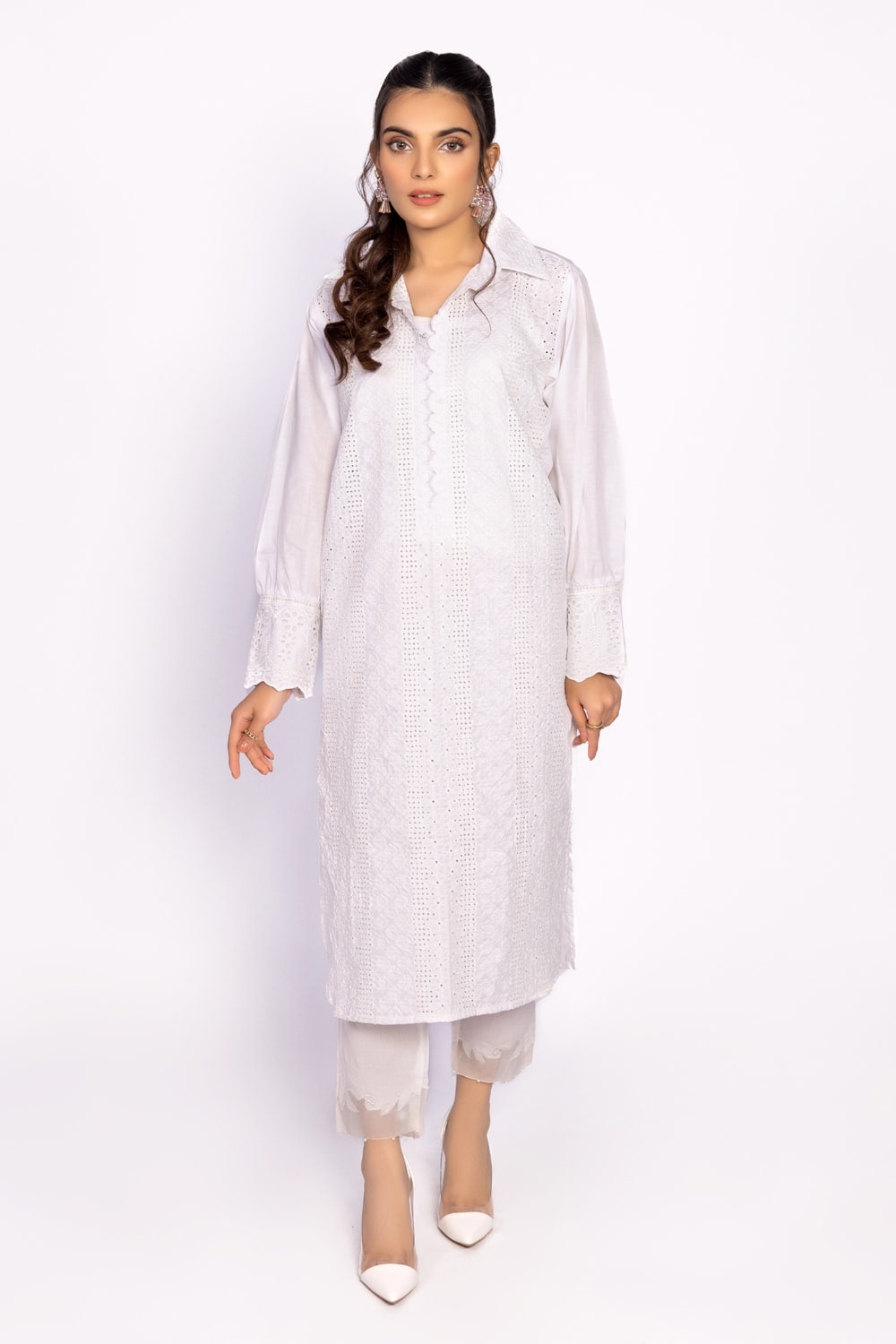 Chic Attire Embroidered Shirt WGK-CMW-DE-1869