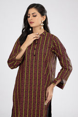 Cambric Lacquar Printed Co-Ord Set WGK-CMW-SP-3356