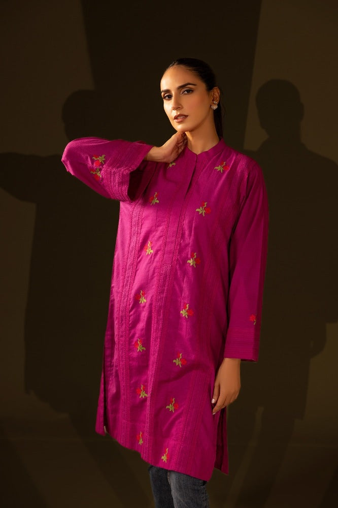 Corduroy Embroidered Shirt WGK-CRW-DE-3069