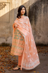 3 Piece Corduroy Block Printed Suit WGK-CRW-SP-2857s