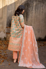 3 Piece Corduroy Block Printed Suit WGK-CRW-SP-2857s