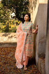 3 Piece Corduroy Block Printed Suit WGK-CRW-SP-2857s