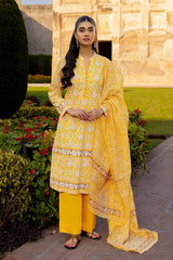 3 Piece Corduroy Block Printed Suit WGK-CRW-SP-2858s