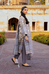 3 Piece Corduroy Block Printed Suit WGK-CRW-SP-2859s