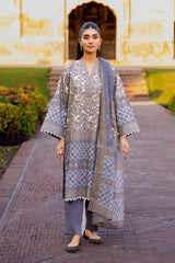 3 Piece Corduroy Block Printed Suit WGK-CRW-SP-2859s