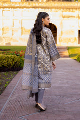 3 Piece Corduroy Block Printed Suit WGK-CRW-SP-2859s