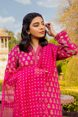 3 Piece Corduroy Block Printed Suit WGK-CRW-SP-2860s