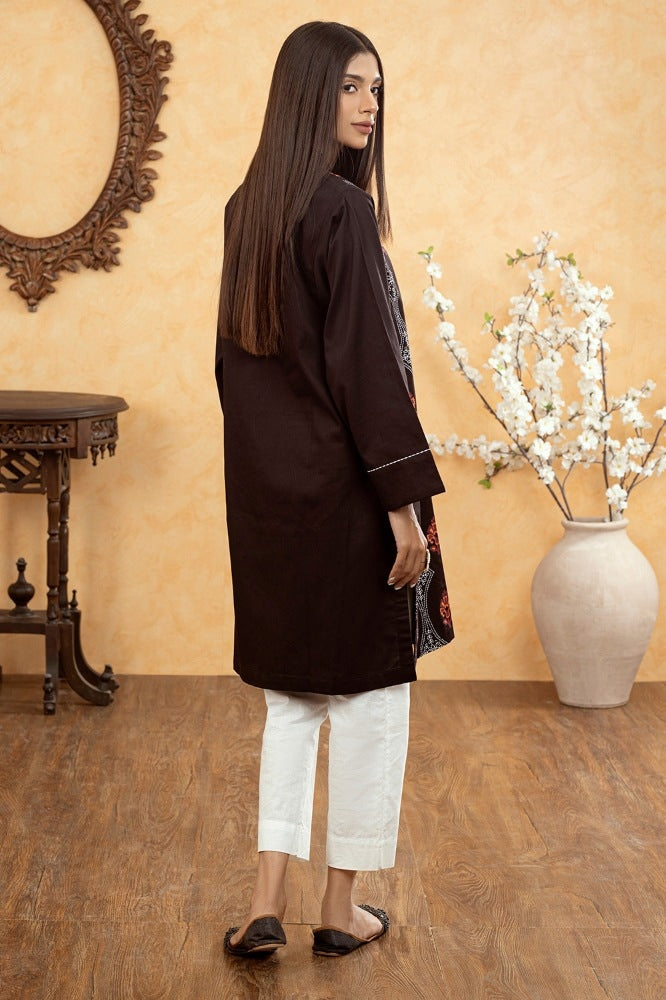 Corduroy Block Printed Shirt