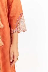 Tehwaar Lurax Dobby Dyed Embroidered Shirt And Trouser With Dupatta WGK-DBS-DE-2153