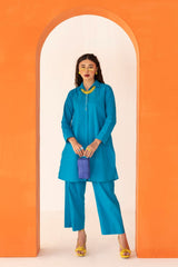 Dobby Seersucker Dyed Shirt And Trouser WGK-DBW-DY-2895