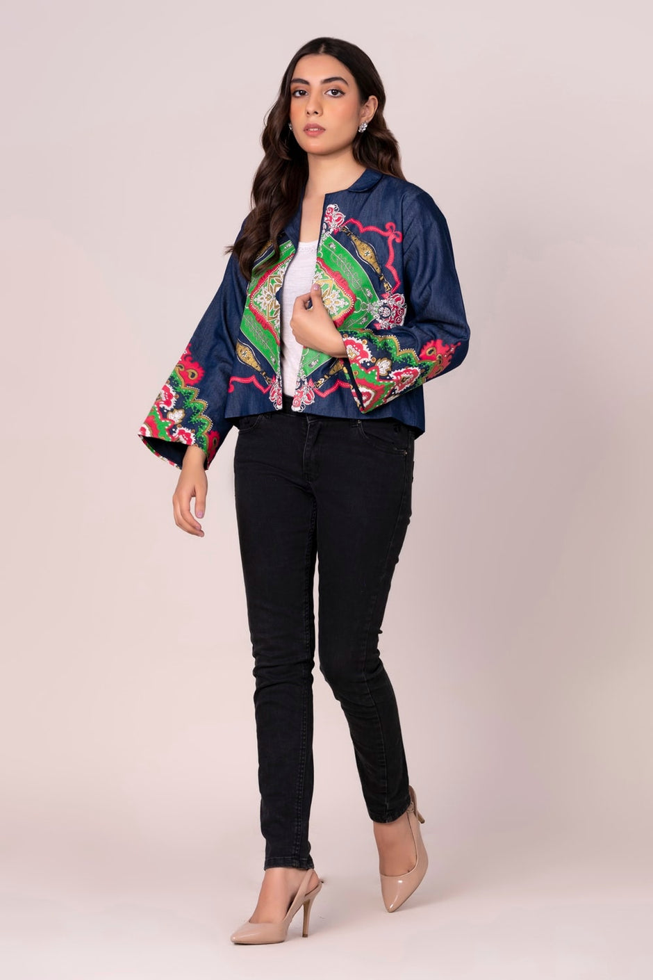 Studio Collection Block Printed Jacket