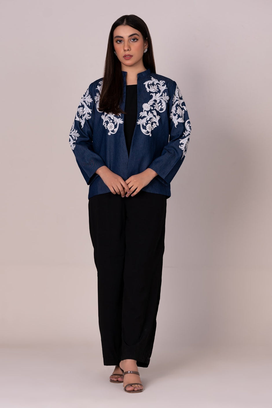 Studio Collection Block Printed Jacket