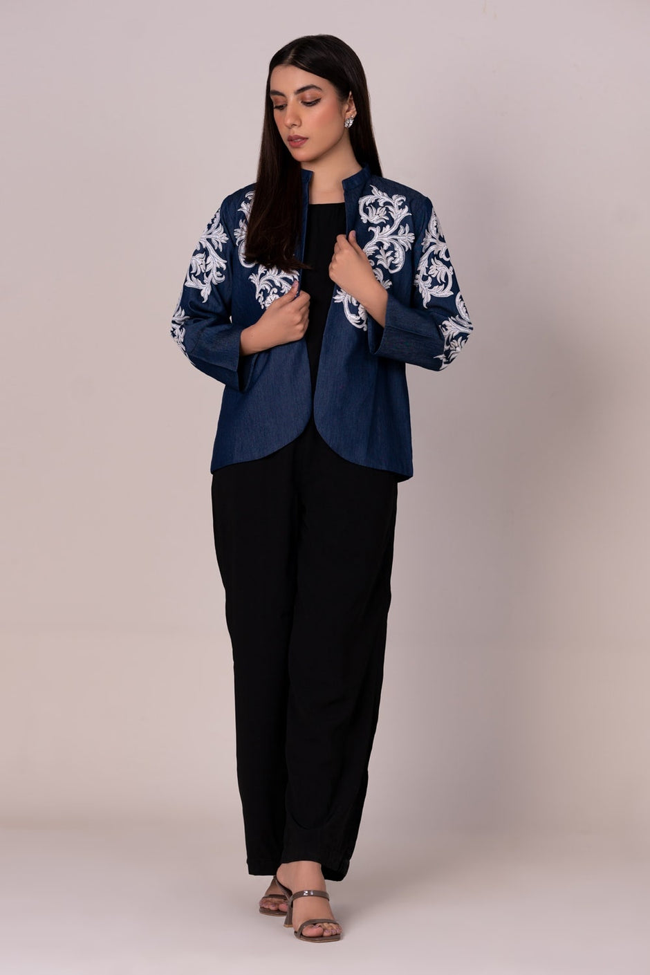 Studio Collection Block Printed Jacket