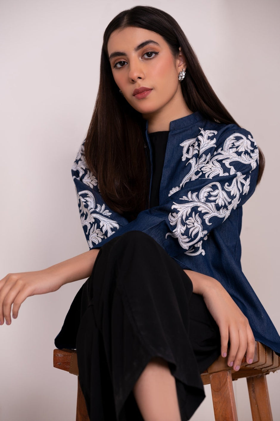 Studio Collection Block Printed Jacket