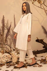 Karandi Danedar Embroidered Shirt And Dyed Trouser WGK-DRW-DE-3178