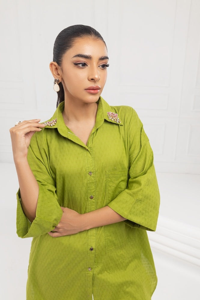 Jacquard Shirt And Trouser