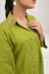 Jacquard Embroidered Shirt WGK-JQS-DY-3339