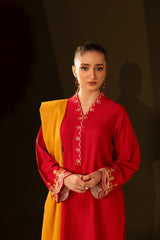 Jacquard Embroidered Shirt And Jacquard Dupatta WGK-JQW-DE-2953