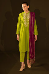 Jacquard Embroidered Shirt And Dupatta WGK-JQW-DE-2954