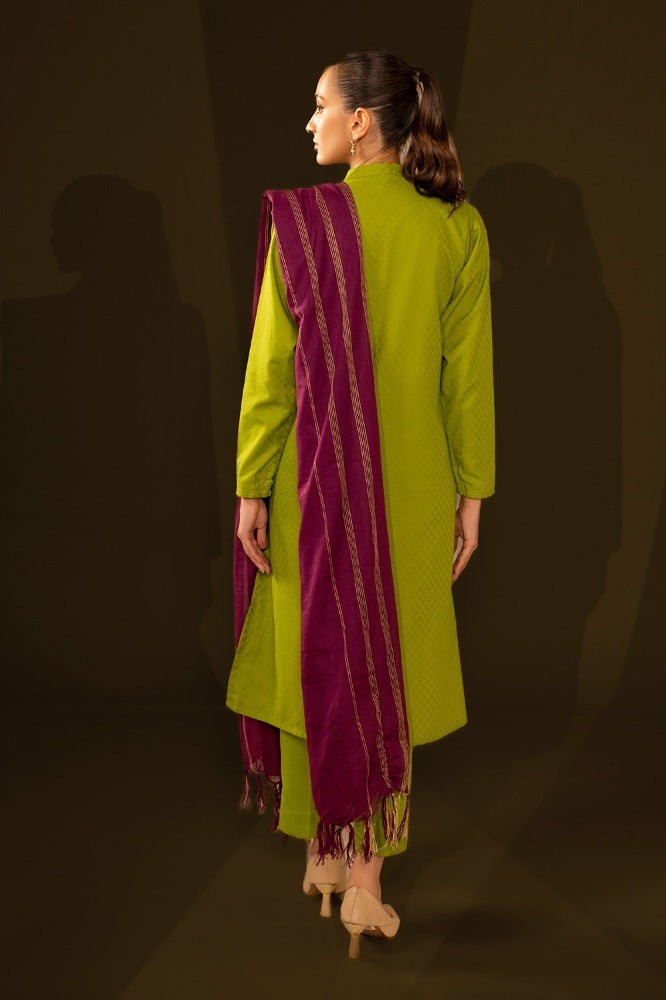 Jacquard Embroidered Shirt And Dupatta WGK-JQW-DE-2954