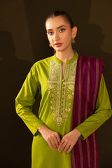 Jacquard Embroidered Shirt And Dupatta WGK-JQW-DE-2954