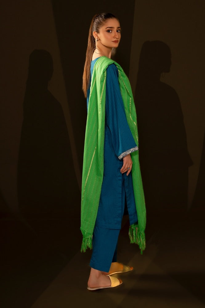 Jacquard Embroidered Shirt And Dupatta WGK-JQW-DE-2955