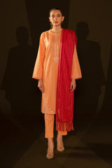 Jacquard Embroidered Shirt And Jacquard Dupatta WGK-JQW-DE-2956