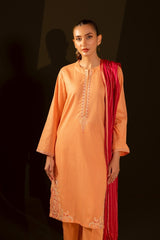 Jacquard Embroidered Shirt And Jacquard Dupatta WGK-JQW-DE-2956