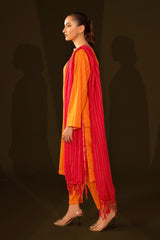 Jacquard Embroidered Shirt And Jacquard Dupatta WGK-JQW-DE-2957