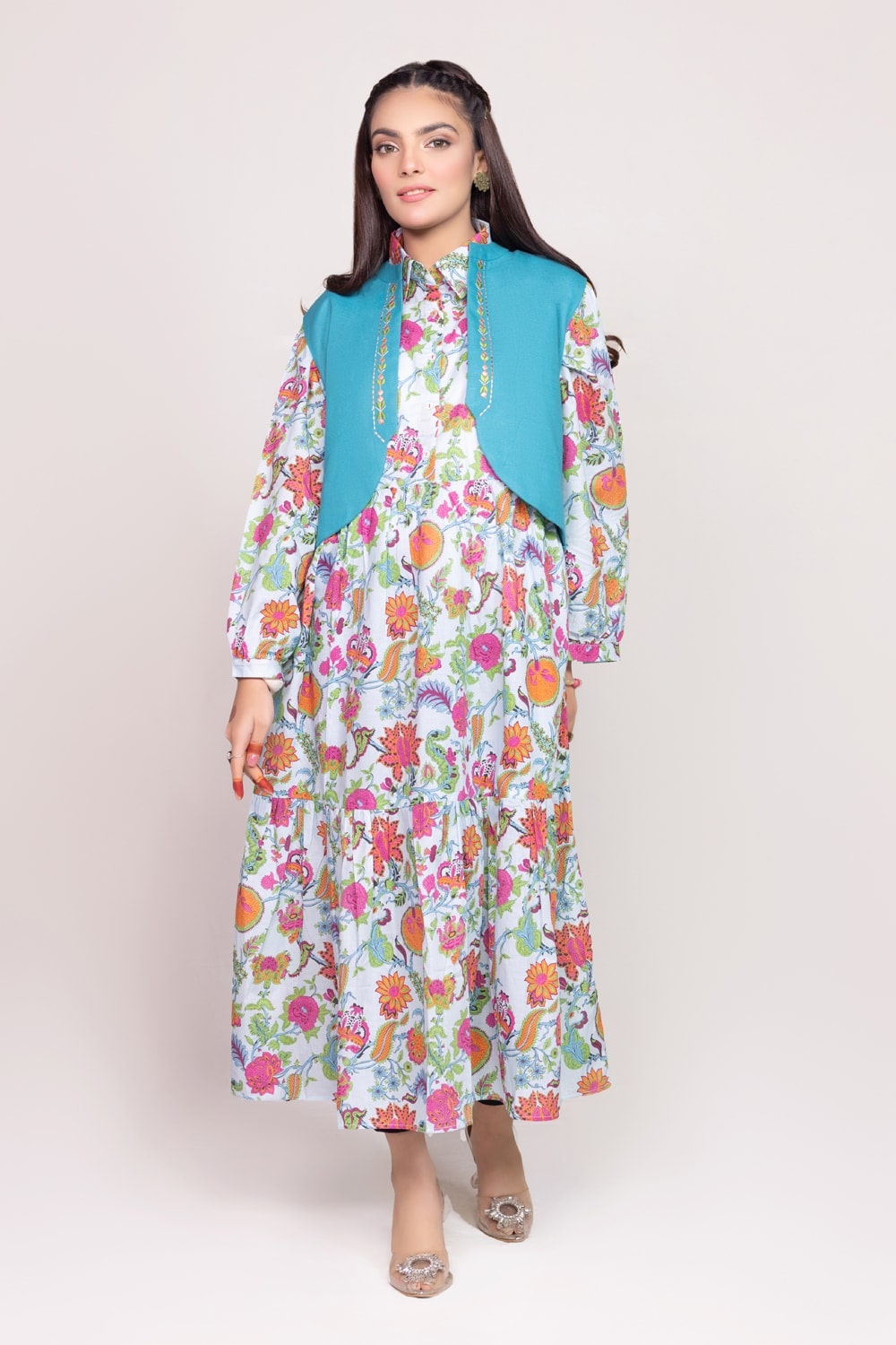 Printed Melody Embroidered WaistCoat WGK-KDW-DE-1785