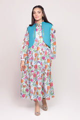 Printed Melody Embroidered WaistCoat WGK-KDW-DE-1785