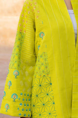 Khaddar Embroidered Crop Jacket WGK-KDW-DE-3003