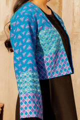 Khaddar Embroidered Crop Jacket WGK-KDW-DE-3005