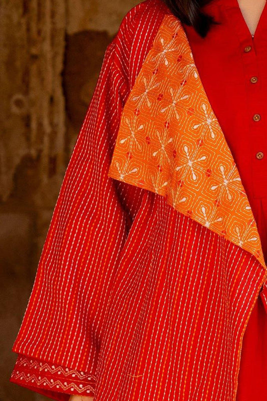 Khaddar Embroidered Crop Jacket WGK-KDW-DE-3006