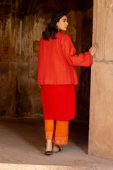 Khaddar Embroidered Crop Jacket WGK-KDW-DE-3006