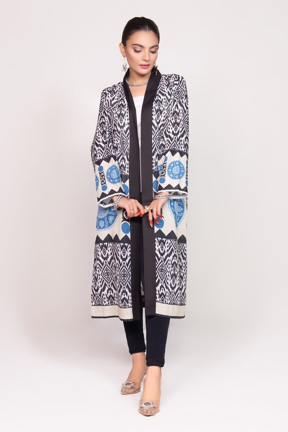 Printed Melody Printed Gown Shirt