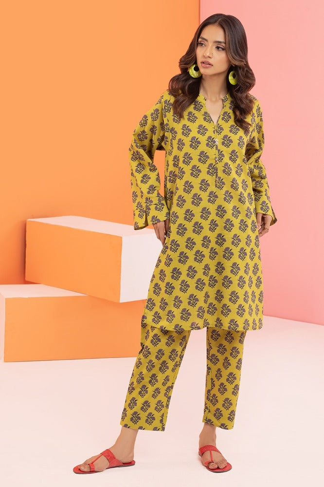 Khaddar Printed Shirt And Trouser
