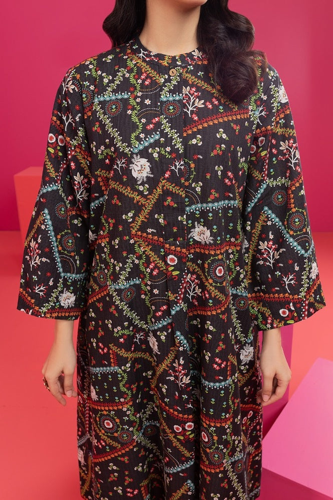Khaddar Printed Dress