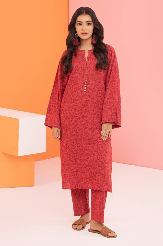 Khaddar Printed Shirt And Trouser