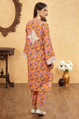 Khaddar Lacquer printed Shirt And Trouser WGK-KDW-DS-3098