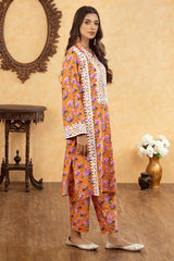 Khaddar Lacquer printed Shirt And Trouser WGK-KDW-DS-3098
