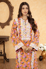 Khaddar Lacquer printed Shirt And Trouser WGK-KDW-DS-3098