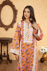 Khaddar Lacquer printed Shirt And Trouser WGK-KDW-DS-3098